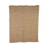 Bosie Beige Woven Chevron Throw