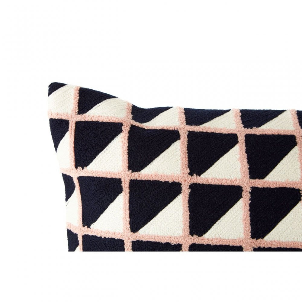 Bosie Ozella Grid Design Cushion