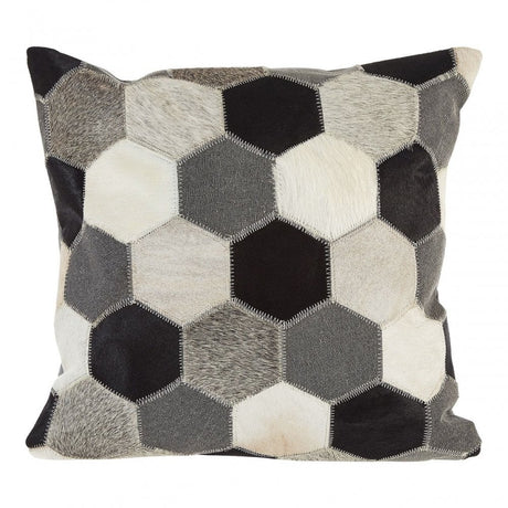 Safira Black/White/Grey Cushion Cover