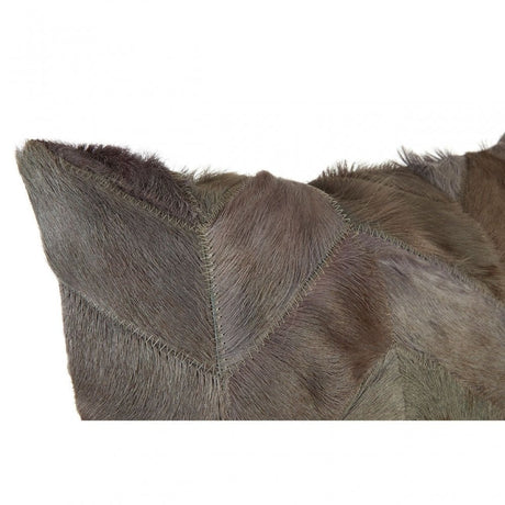 Safira Light Grey Patchwork Cushion Cover