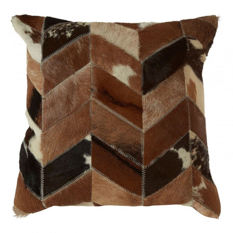 Safira Natural Patchwork Cushion Cover