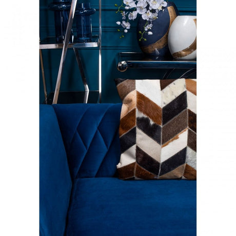 Safira Natural Patchwork Cushion Cover
