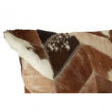 Safira Natural Patchwork Cushion Cover