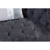 Kensington Townhouse Grey Rectangular Cushion