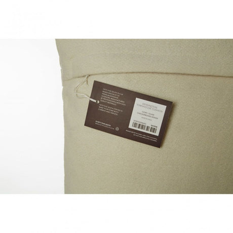 Fifty Five South Silver Check Square Cushion