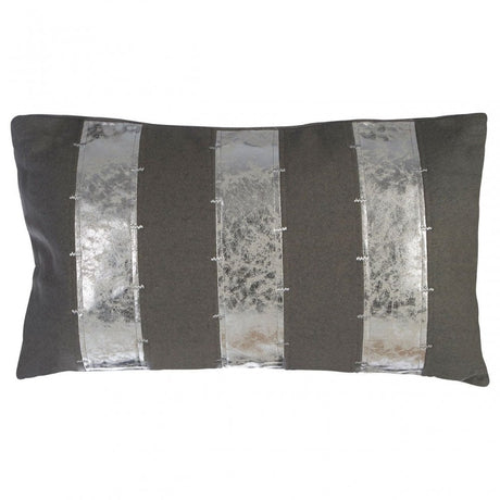 Kensington Townhouse Grey And Silver Cushion