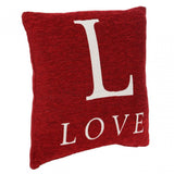 Words 'Love' Red Cushion