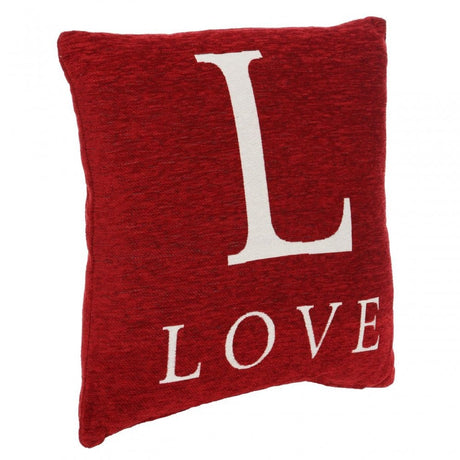 Words 'Love' Red Cushion