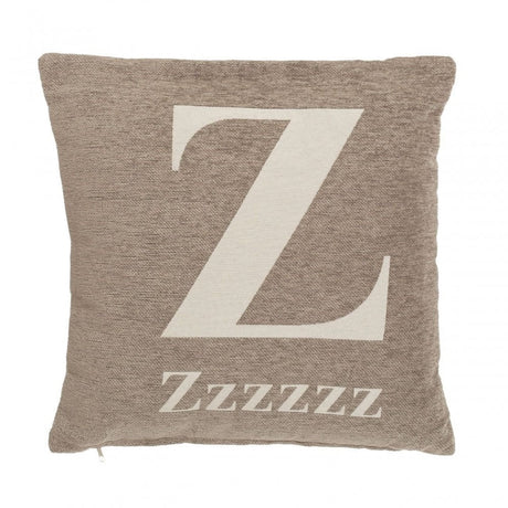 Natural '*Zzzzzz*' Words Cushion