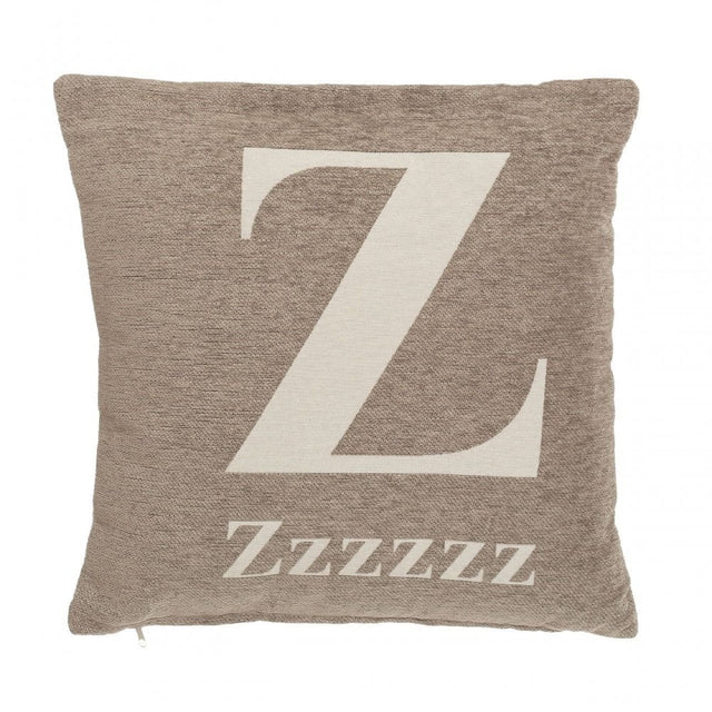 Natural '*Zzzzzz*' Words Cushion