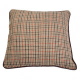 Heritage Large Beige Check Cushion