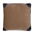Heritage Leather Effect Texture Cushion