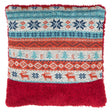 Heritage Fairisle Red Cushion
