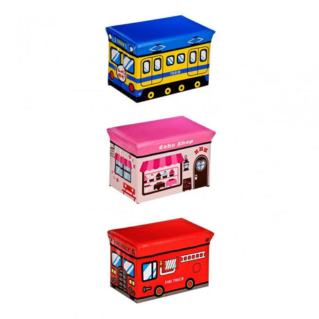 Children'S Cake Shop Design Storage Box/Seat