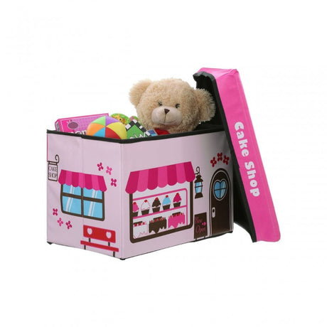 Children'S Cake Shop Design Storage Box/Seat