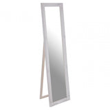 Elizabeth White Wood Floor Standing Mirror