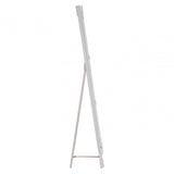 Elizabeth White Wood Floor Standing Mirror