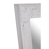 Elizabeth White Wood Floor Standing Mirror