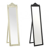 Boudoir Floorstanding Mirror With Matt Black Finish