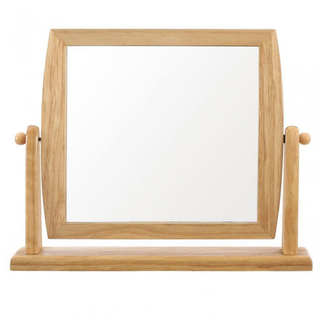 Wooden Frame Swivel Mirror