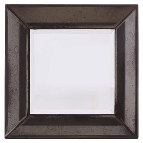 Riza Small Black Frame/ Bevelled Wall Mirror