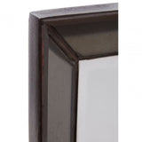 Riza Small Black Frame/ Bevelled Wall Mirror