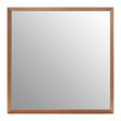 Small Square Gold Finish Wall Mirror