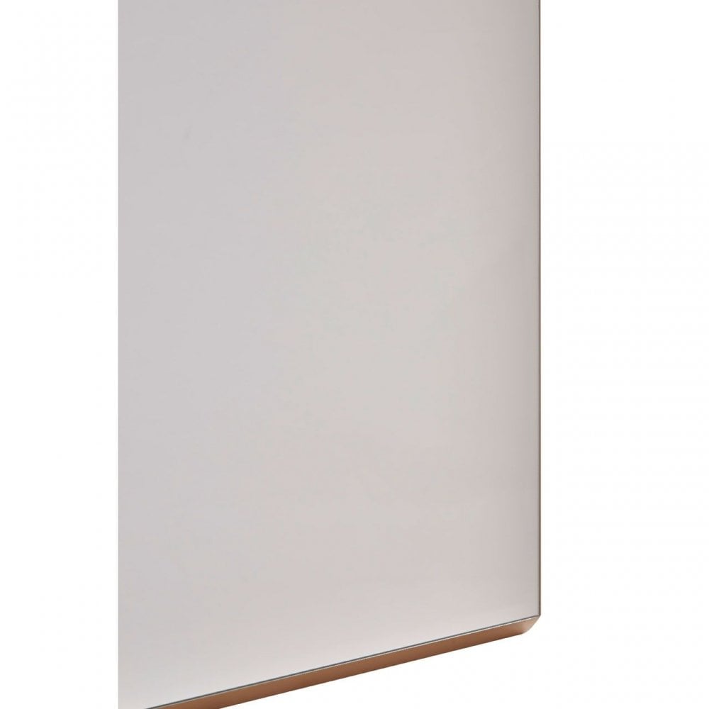 Small Square Gold Finish Wall Mirror
