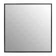 Matt Black Small Square Wall Mirror