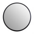 Athena Discus Large Black Wall Mirror