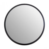 Athena Discus Large Black Wall Mirror