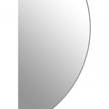 Athena Discus Medium Black Wall Mirror