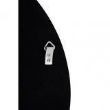 Athena Discus Medium Black Wall Mirror