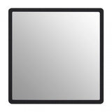 Medium Black Wall Mirror With Gold Edge