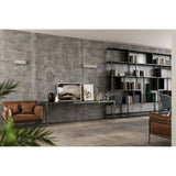 Concrete Elegance: Vega LED Dual-Illumination Wall Light in Grey