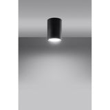 Black Steel Lagos Ceiling Light Fixture