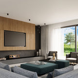 Black Steel Lagos Ceiling Light Fixture