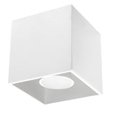 White Quad Aluminium Ceiling Light Fixture