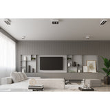 White Steel Mono Ceiling Light - Modern Dual Fixture