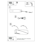 Modern Ceramic Wall Light in White