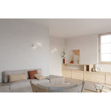 Modern Ceramic Wall Light in White