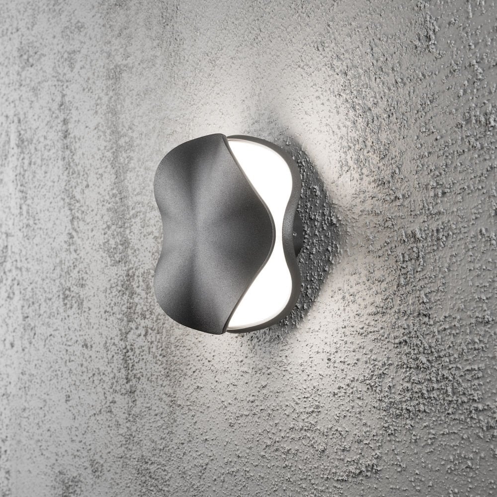 Matera Modern AnthraciteGrey LED Wall Light