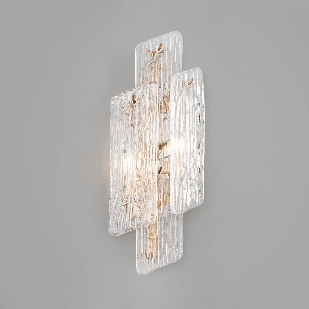 Piemonte Royal Gold Dual Light Iron Wall Fixture