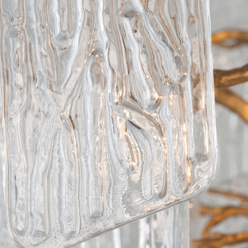 Piemonte Royal Gold Dual Light Iron Wall Fixture