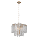 Piemonte Royal Gold Elegance 4-Light Handcrafted Chandelier