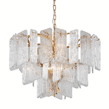 Piemonte Royal Gold 8-Light Handcrafted Iron Chandelier