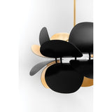 Elegant Gold and Black Iron Pendant Light