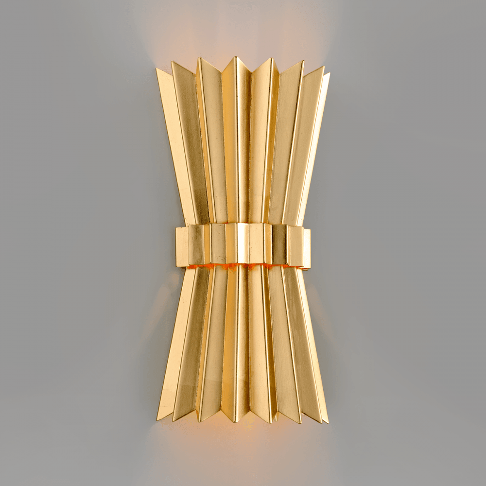 Gilded Elegance Double Light Wall Sconce