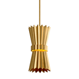 Elegant Gold Leaf Pendant Light - Moxy Collection