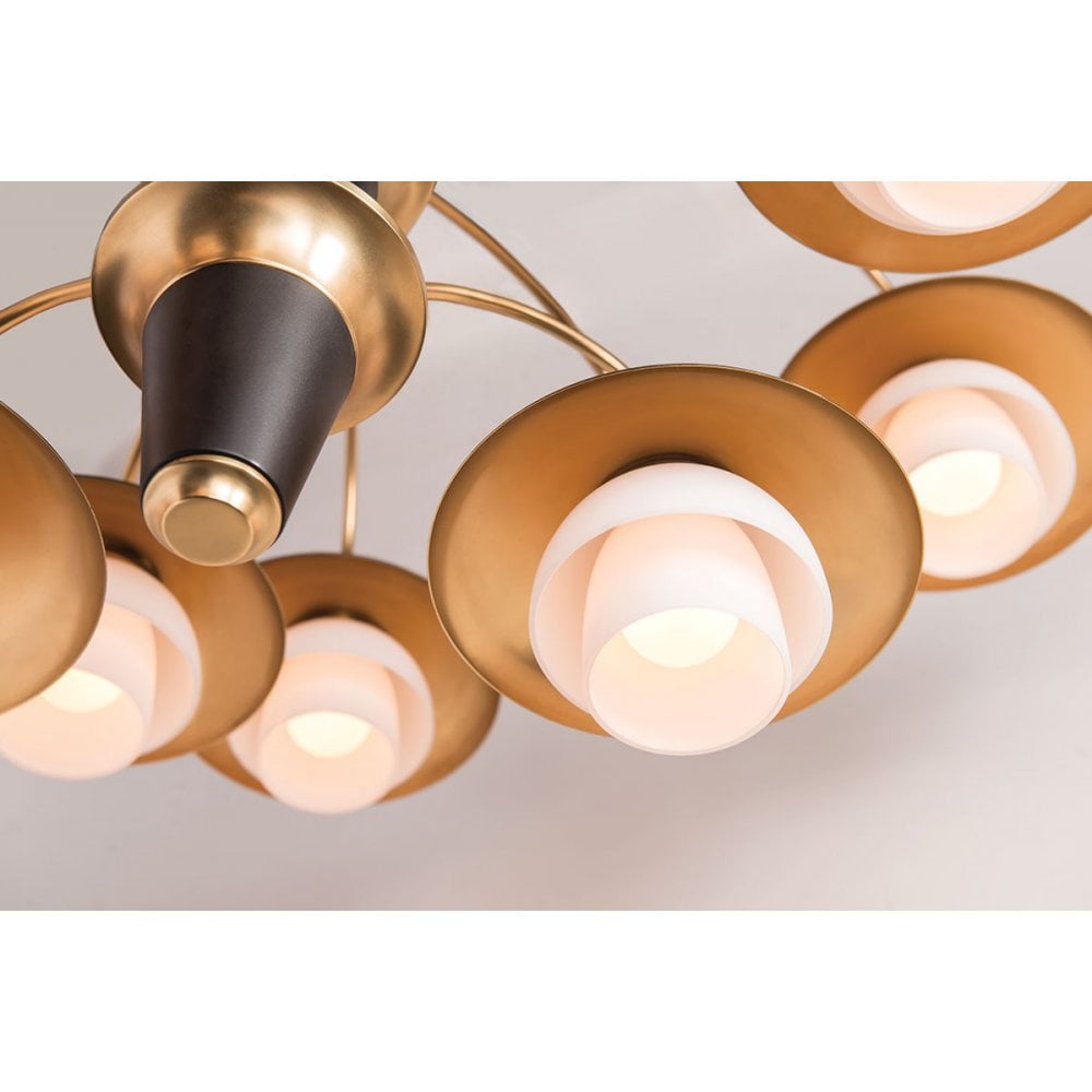 Sleek Barron Single Light Wall Sconce in Opal Glass